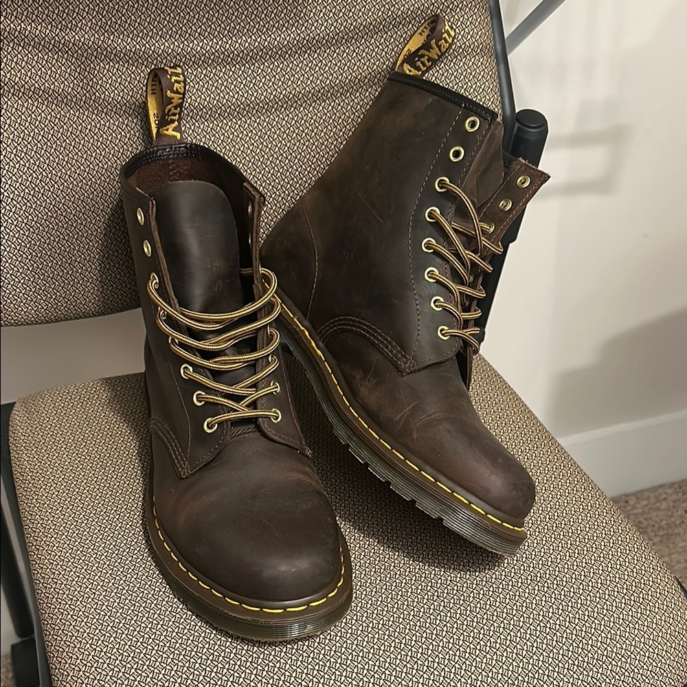 Dr. Martens Brown Leather Boots